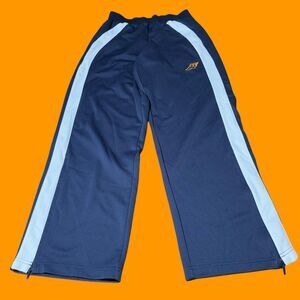 Vintage Nike Track Pants Sweatpants Size Small Ankle Zip Active Y2K Gray Tag